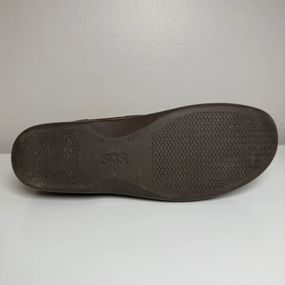 SAS Womens Viva-N Slip On Loafer 10 N Brown‎ Suede Soft Step Comfort Shoes
